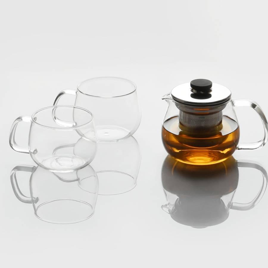Kinto Unitea Stainless Steel Tea Pot Set Large Kin0027